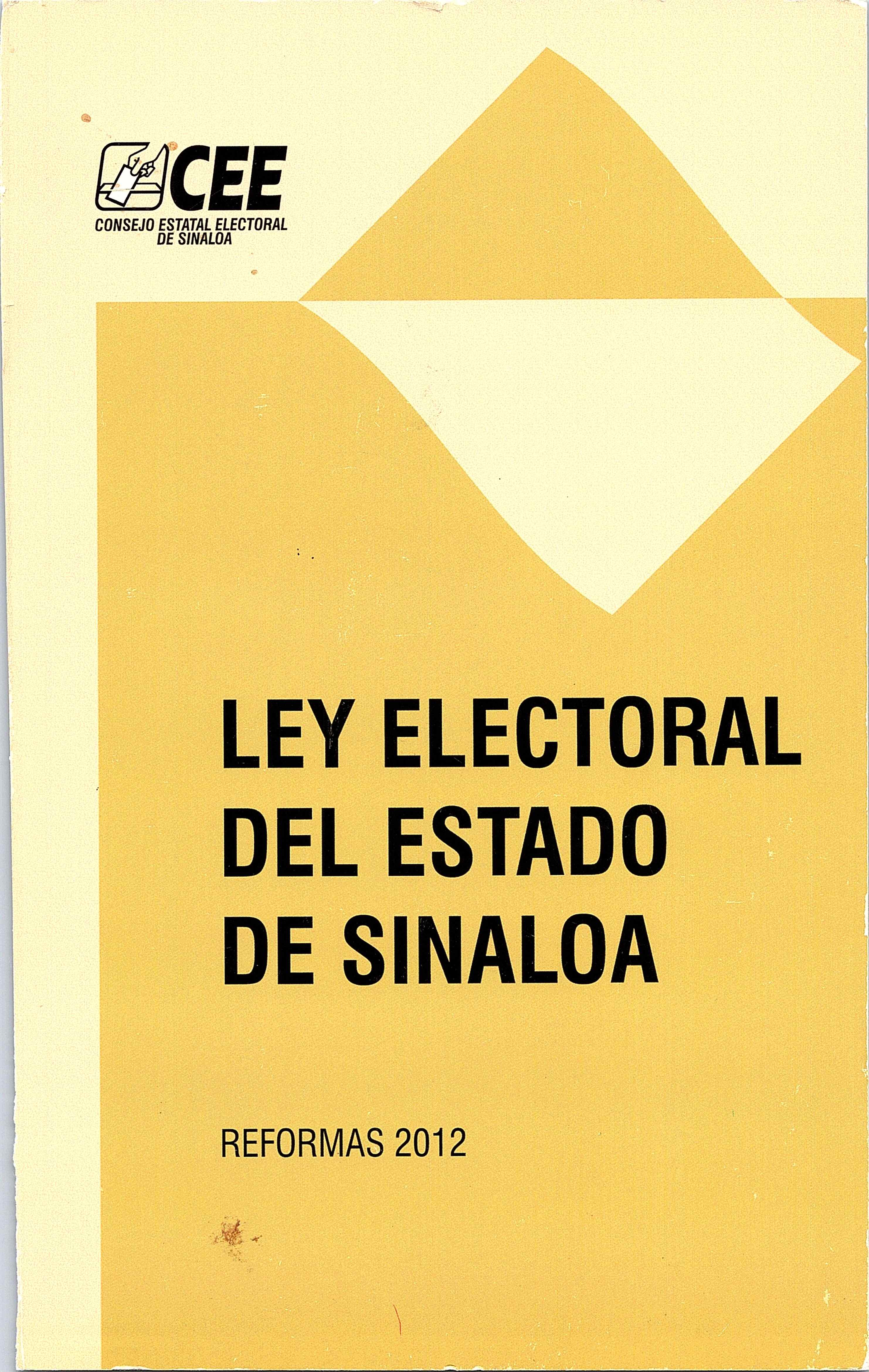 Ley Electoral del Estado de Sinaloa 2012
